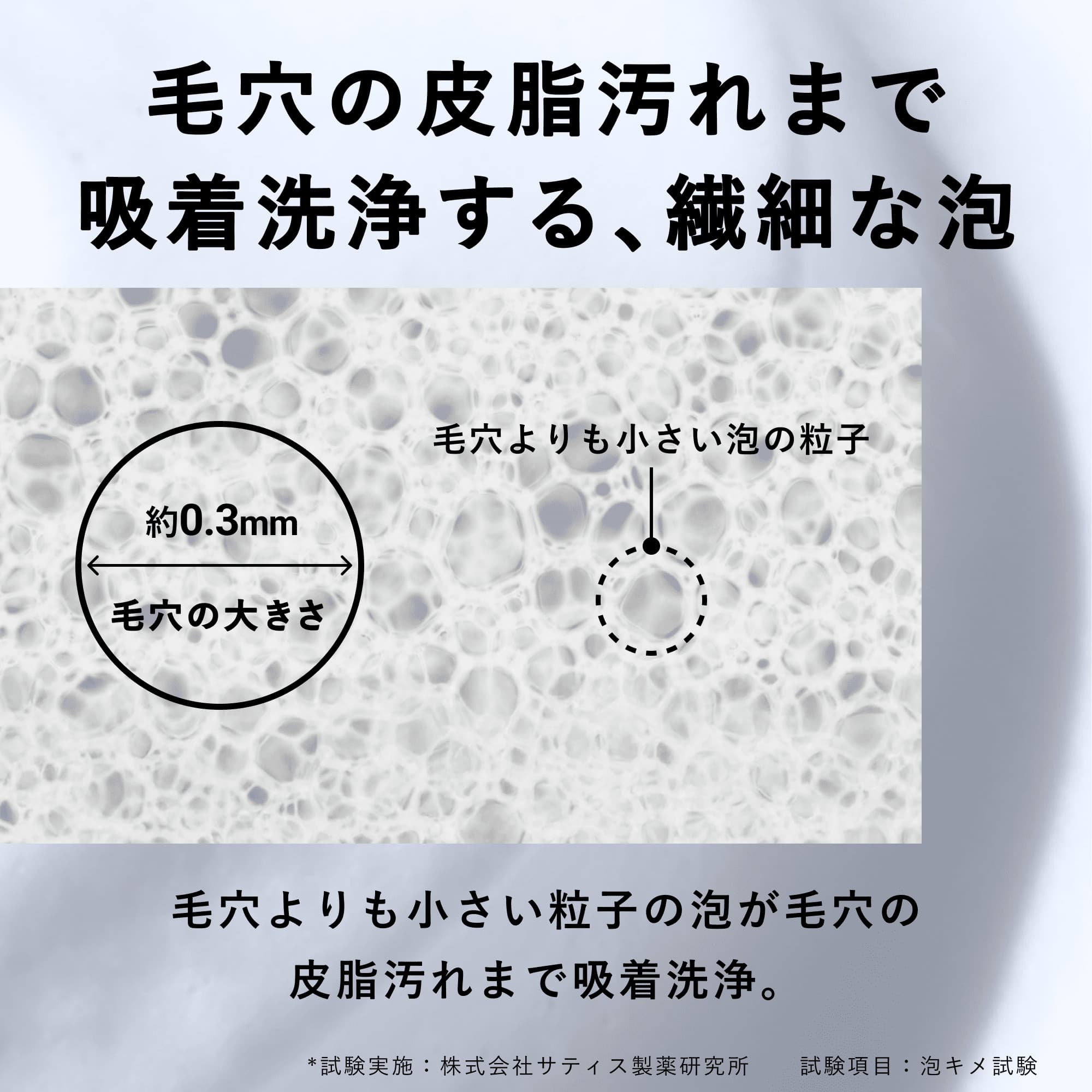 THE FACE WASH｜繊細な泡について
